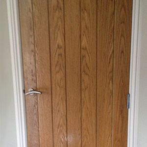 Interior door in the contemporary style